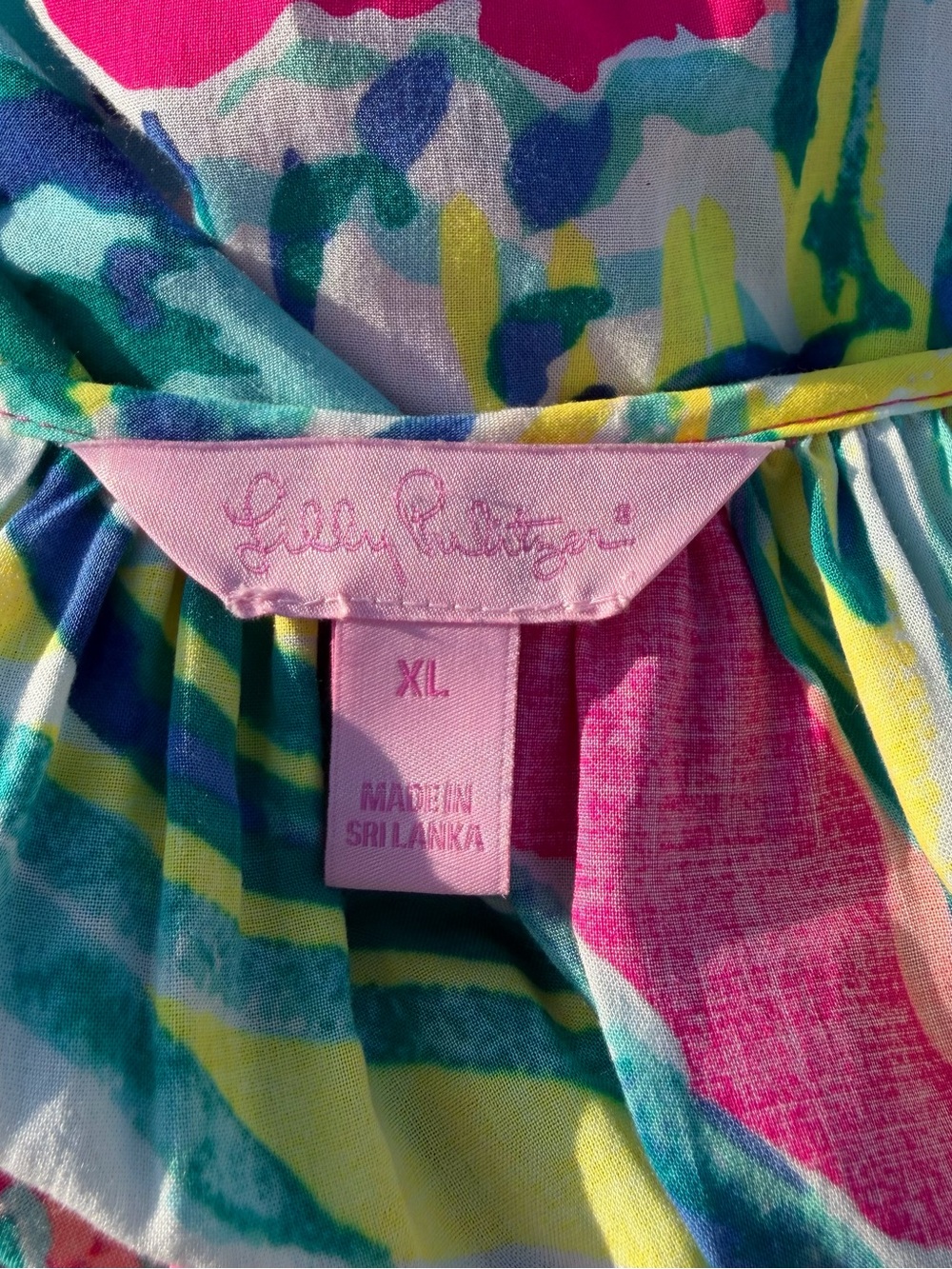 Lilly Pulitzer Gumbo Limbo Tunic — Pink, Turquoise & Yellow - Picture 2 of 8